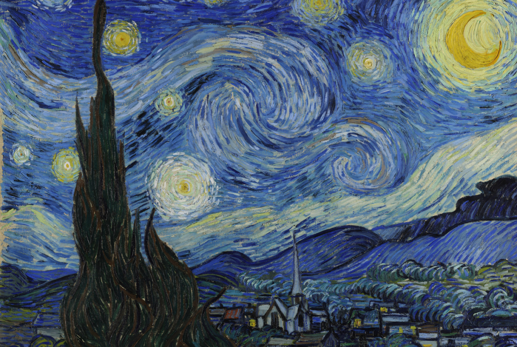 Schilderij De Sterrennacht van Vincent Van Gogh